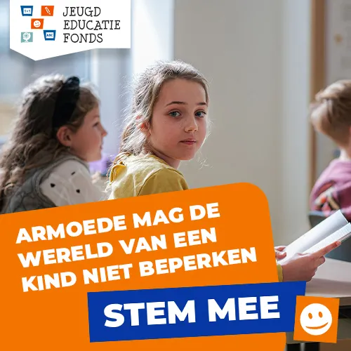 Logo Jeugdeducatiefonds - Teken de oproep